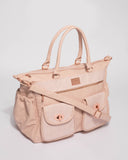 Pink Aztec Baby Travel Bag