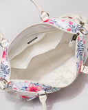 White Pocket And Zip Baby Bag