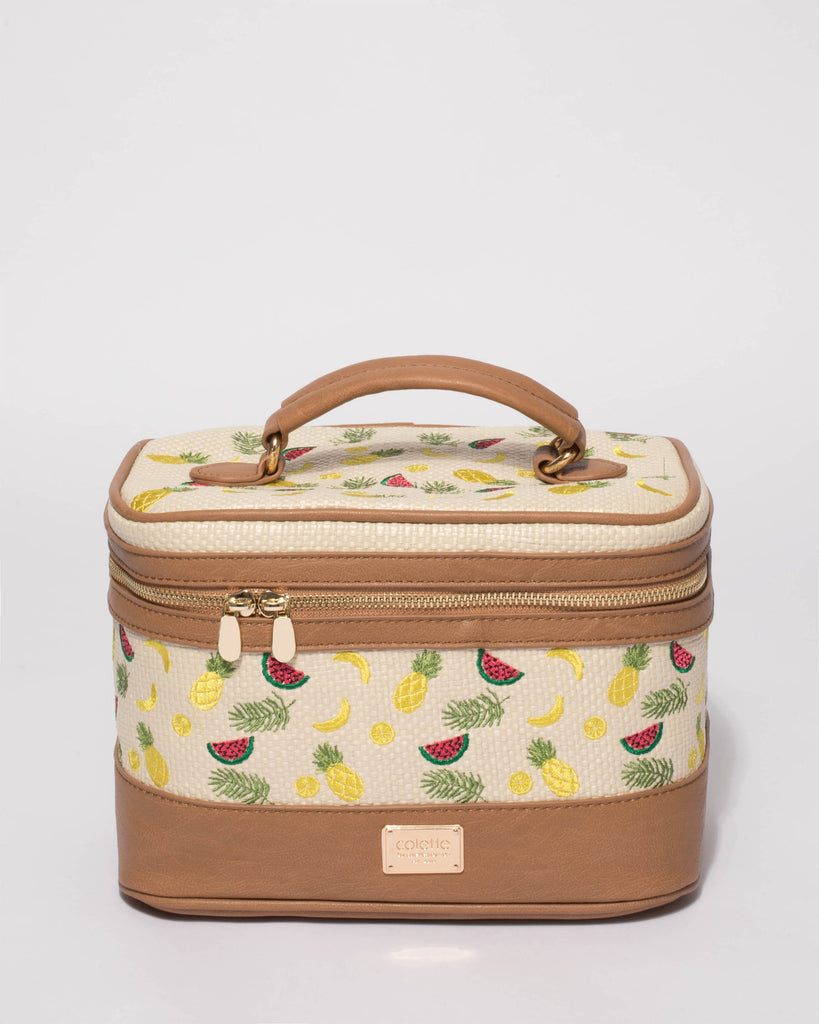 Natural Tutti Fruitti Cosmetic Case