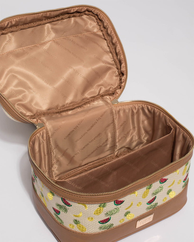 Natural Tutti Fruitti Cosmetic Case