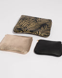 Black Gold Glitter Purse Gift Set