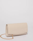 Ivory Smooth Lizzie Evening Clutch Bag