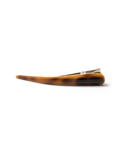 Brown Large Tortoise Shell Acrylic Hair Clip