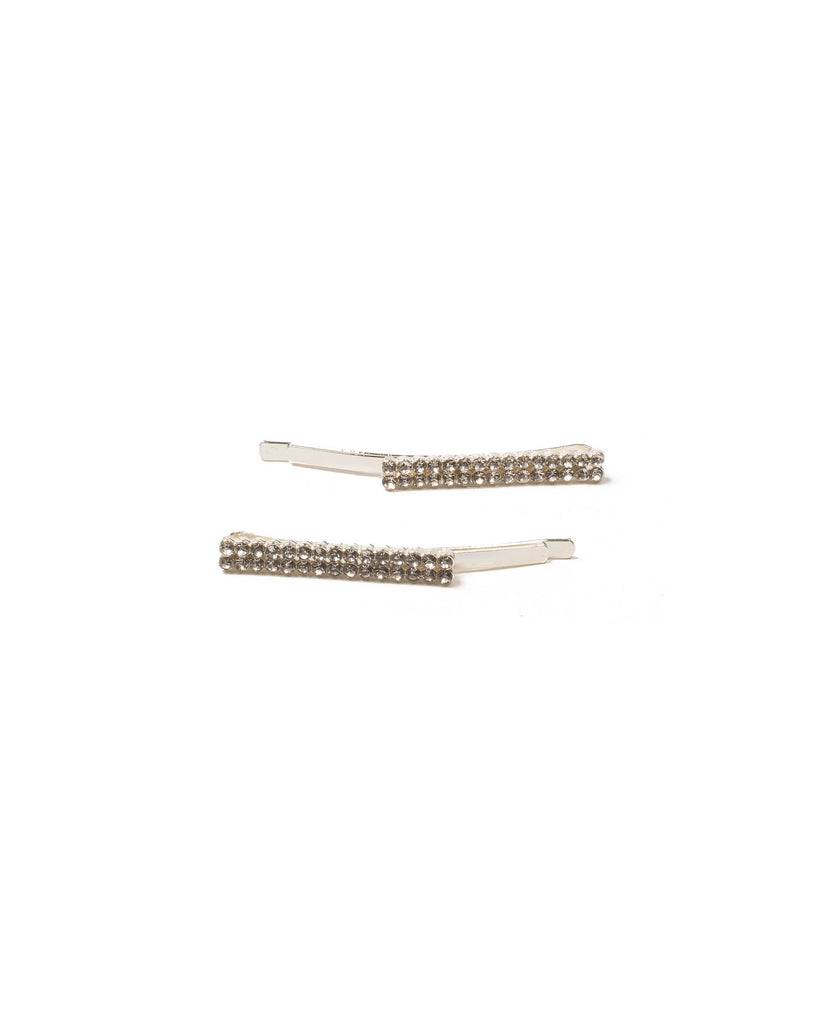 Crystal Pave Bar Hair Pins Pack