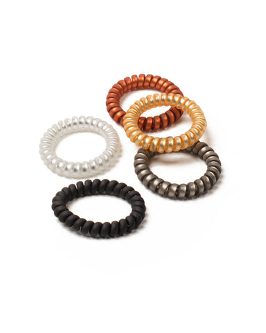 Multi Colour Hair Elastics Pack
