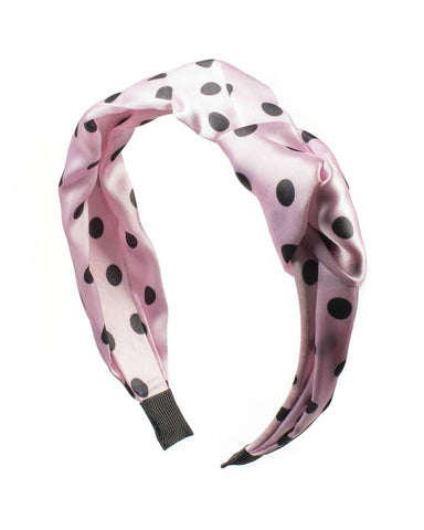 Pink Dot Hair Knotted Headband