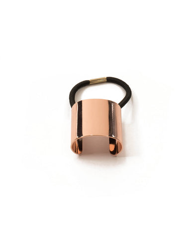 Rose Gold Metal Cuff Hair Tie