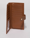 Tan Jessie Flat Tab Wallet