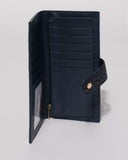 Navy Jessie Flat Tab Wallet