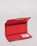 Red Naomi Lock Wallet