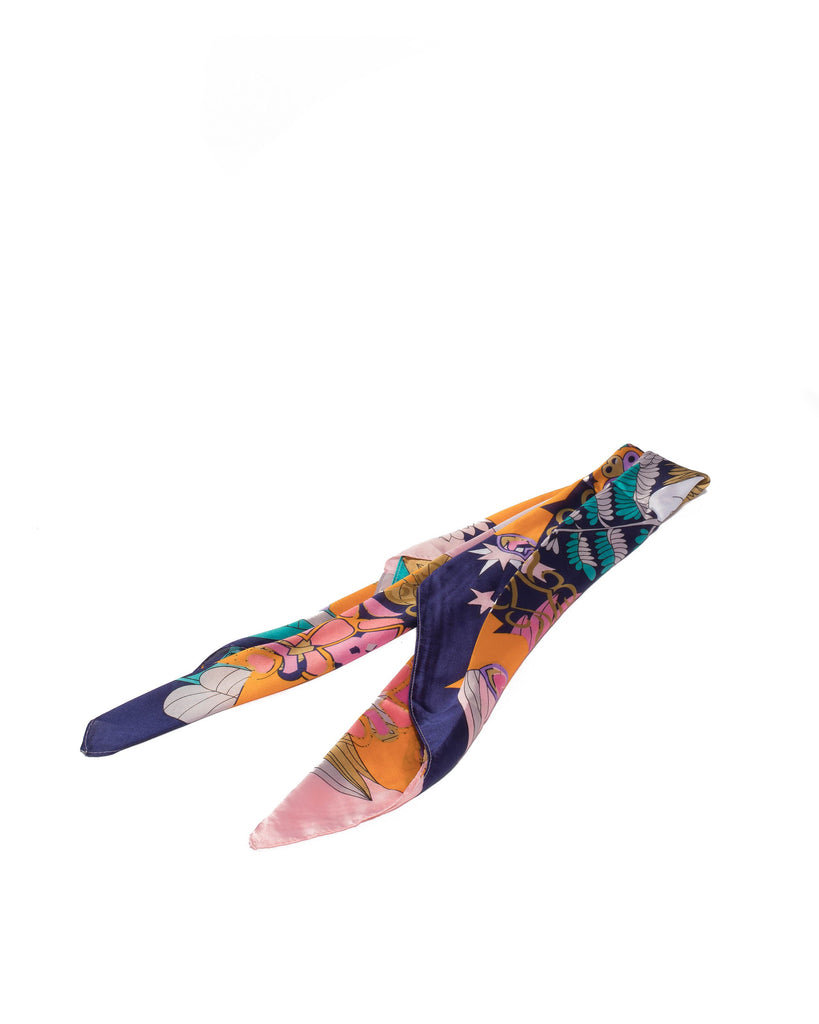 Multi Colour Printed Fabric Hair Scarf