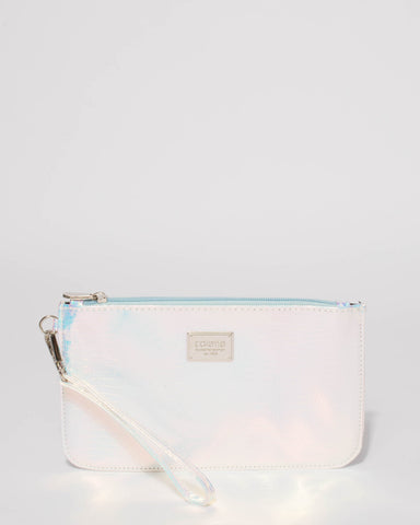Hologram Brook Wristlet Purse
