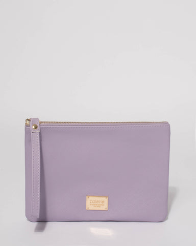 Lilac Poppy Purse