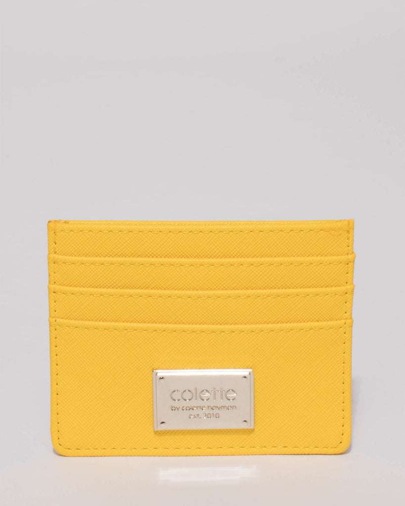 Yellow Mila Credit Card Purse