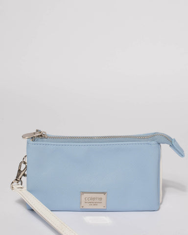 Blue White Multi Purse