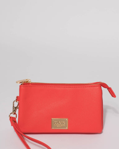 Red Multi Purse