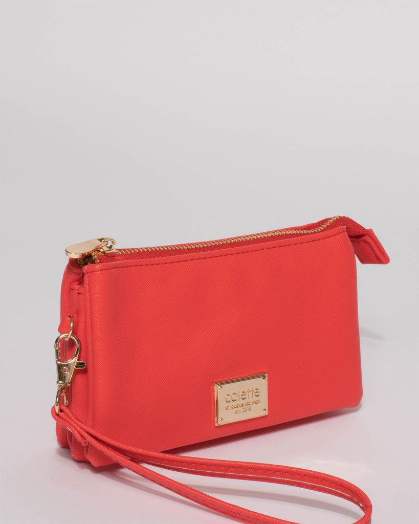 Red Multi Purse
