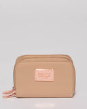 Natural Debbie Zip Purse