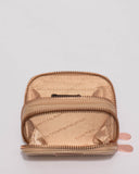 Natural Debbie Zip Purse