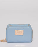 Blue Debbie Zip Purse