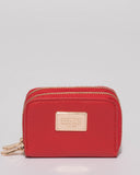 Red Debbie Zip Purse