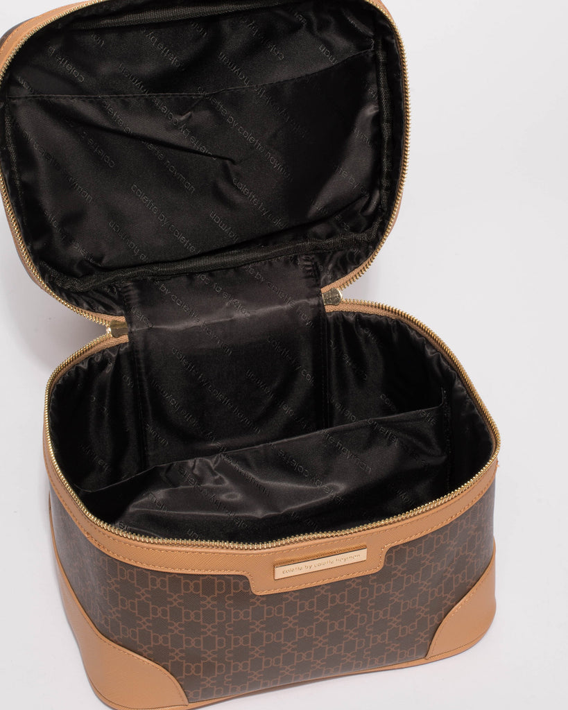 Brown Monogram Cosmetic Case Pack