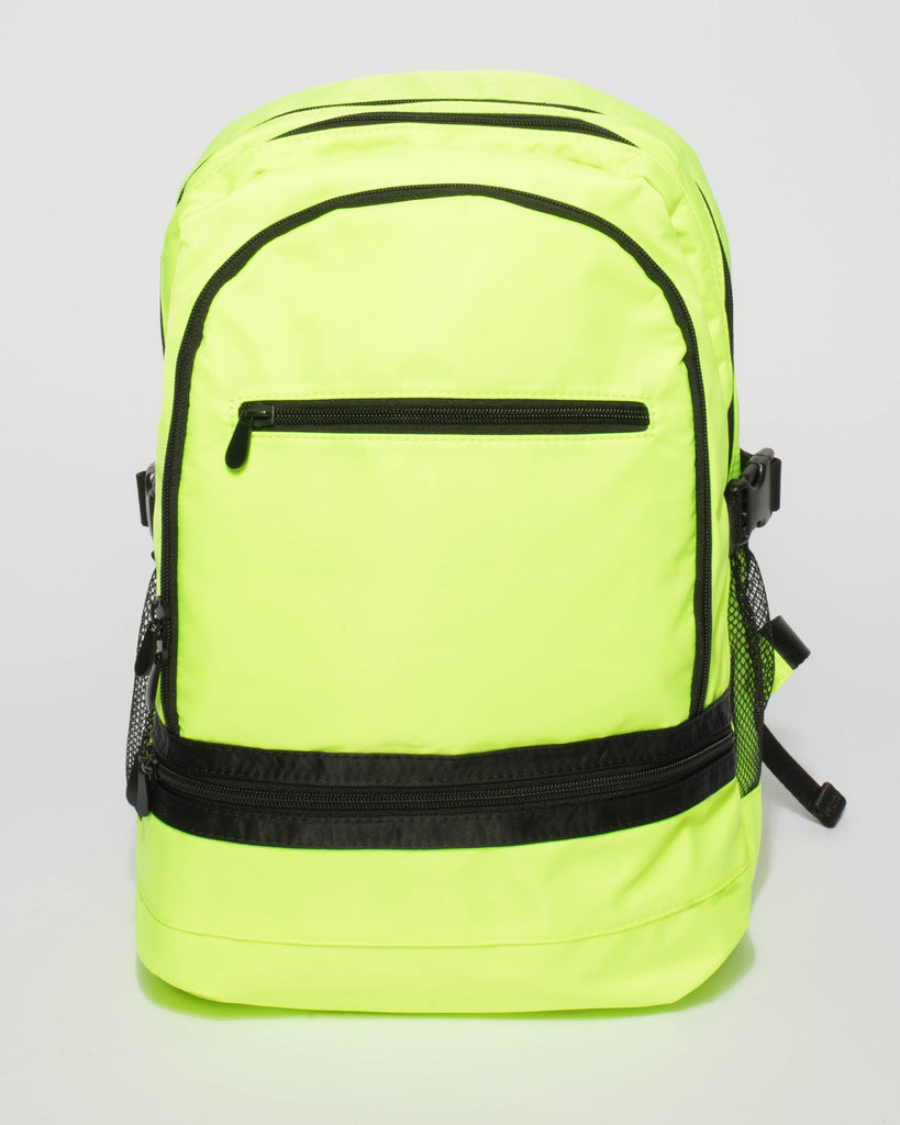 Fluorescent Yellow Lola Travel Backpack