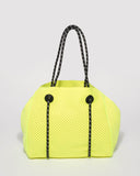 Fluorescent Yellow Katy Punchout Tote Bag
