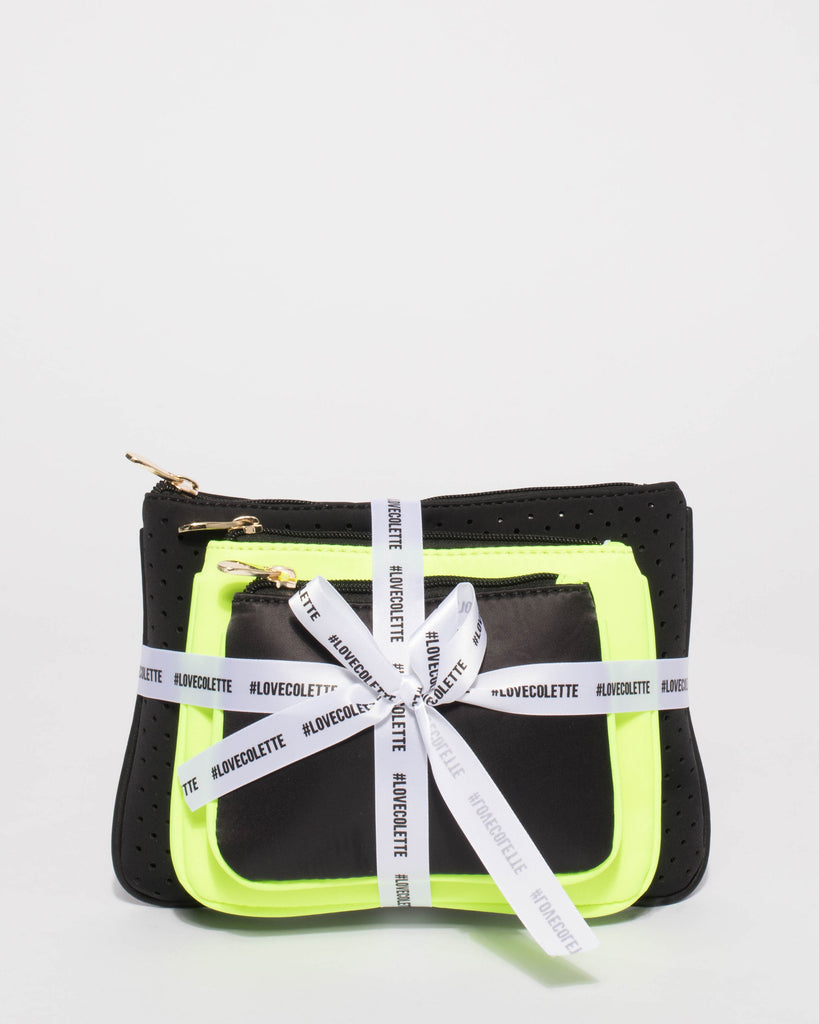 Black Fluorescent Purse Gift Set