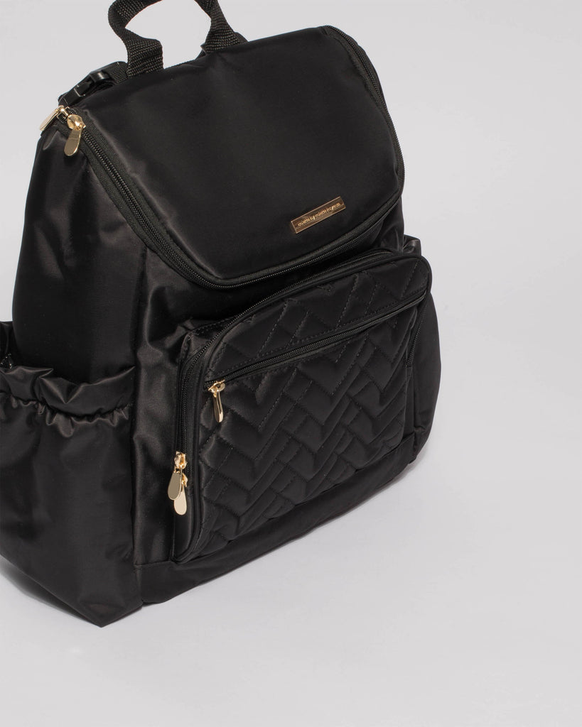 Black Baby Travel Bag Backpack