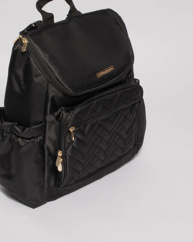 Black Baby Travel Bag Backpack