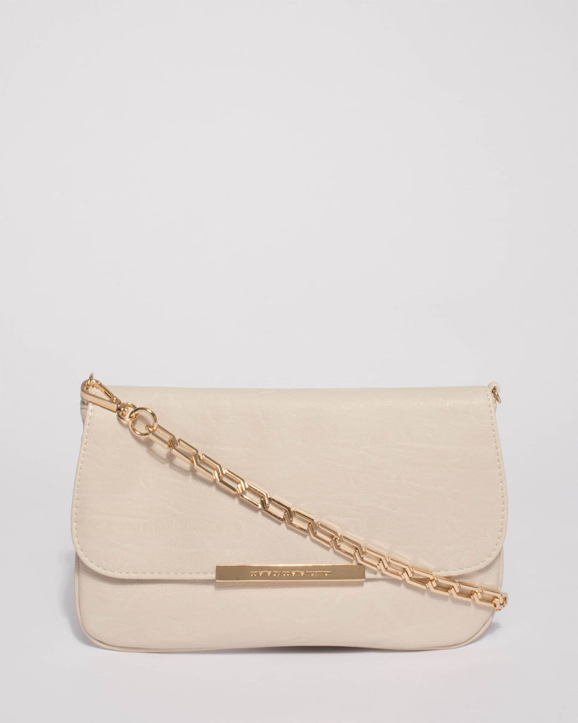 Ivory Ruth Chain Crossbody Bag