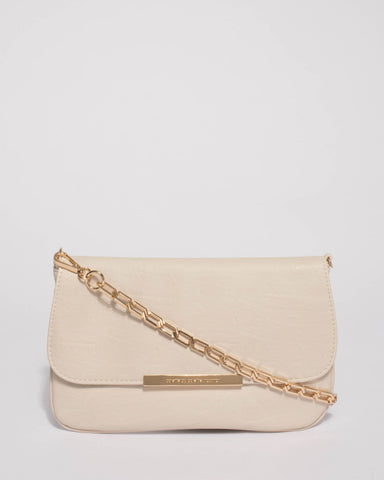 Ivory Ruth Chain Crossbody Bag