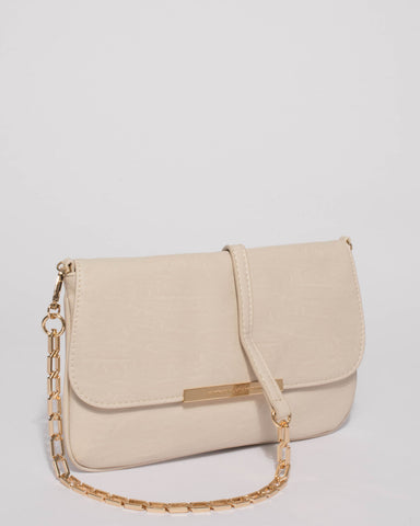 Ivory Ruth Chain Crossbody Bag