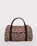 Leopard Folded Canvas Weekender Bag