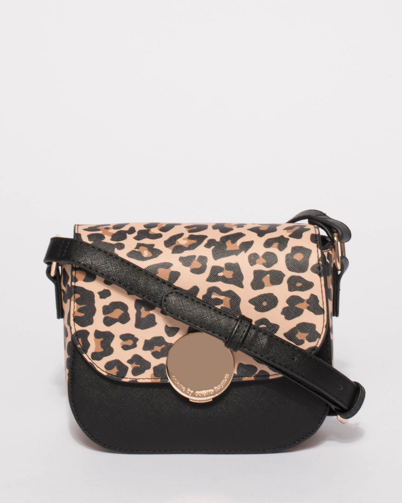 Leopard Charly Saddle Crossbody Bag