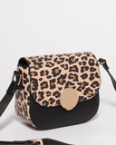 Leopard Charly Saddle Crossbody Bag