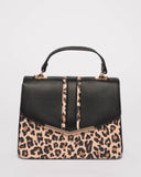 Leopard Jennifer Top Handle Tote Bag