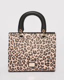 Leopard Ella Medium Tote Bag