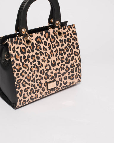 Leopard Ella Medium Tote Bag