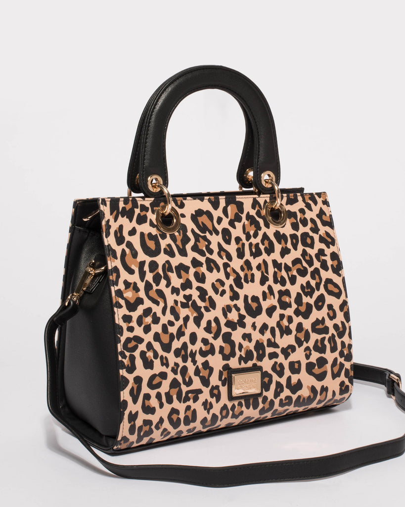 Leopard Ella Medium Tote Bag
