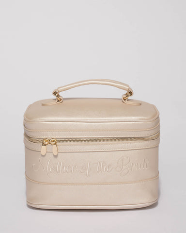 Ivory Mother Of The Bride Cosmetic Case