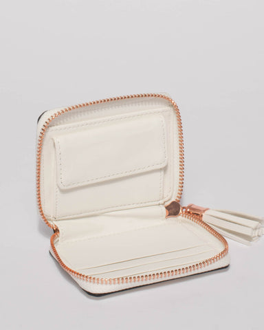 White Felicity Mini Purse