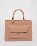 Nude Pink Emily 2-In-2 Office Tote Bag