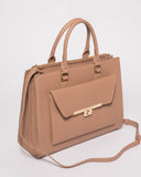 Nude Pink Emily 2-In-2 Office Tote Bag