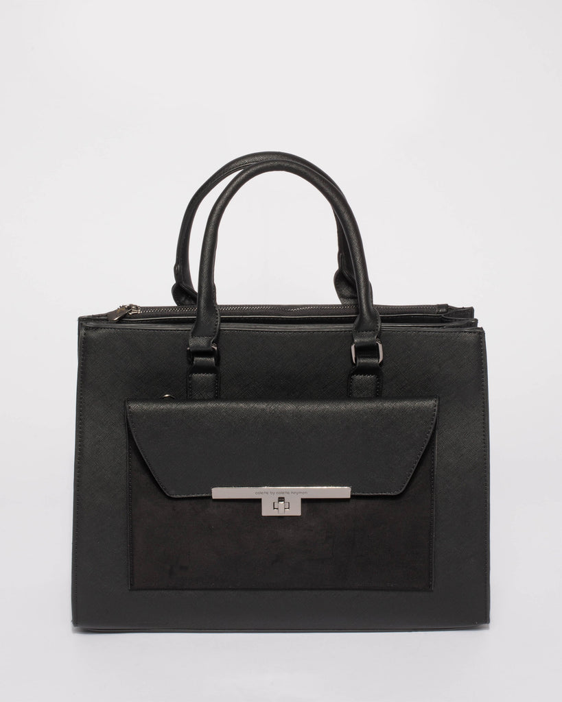 Black Emily 2-In-2 Office Tote Bag