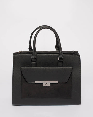 Black Emily 2-In-2 Office Tote Bag