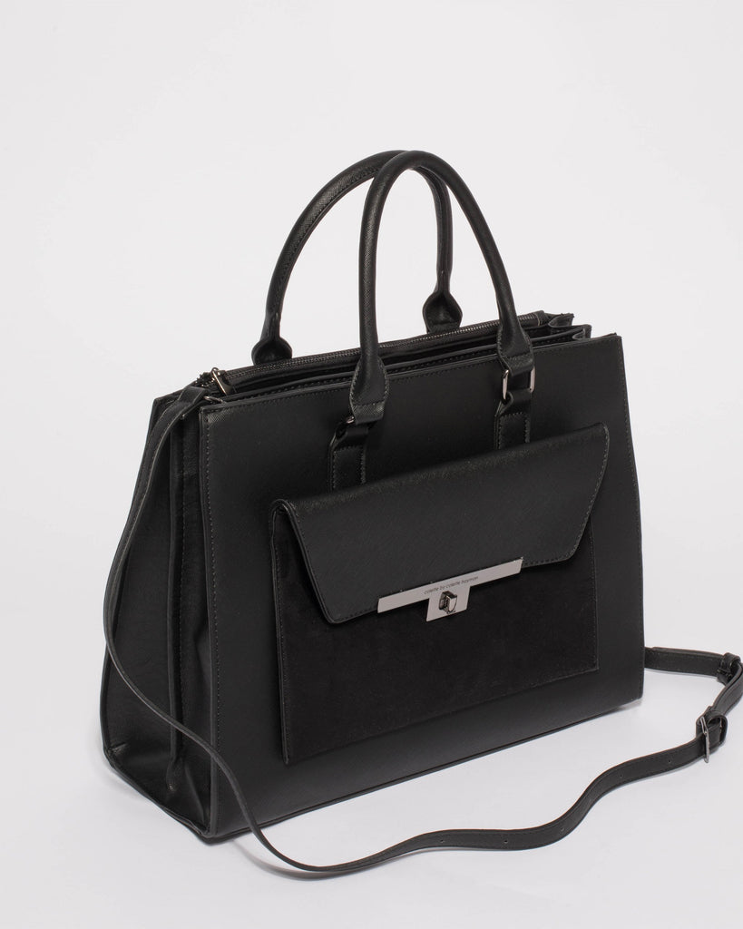 Black Emily 2-In-2 Office Tote Bag
