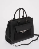Black Emily 2-In-2 Office Tote Bag