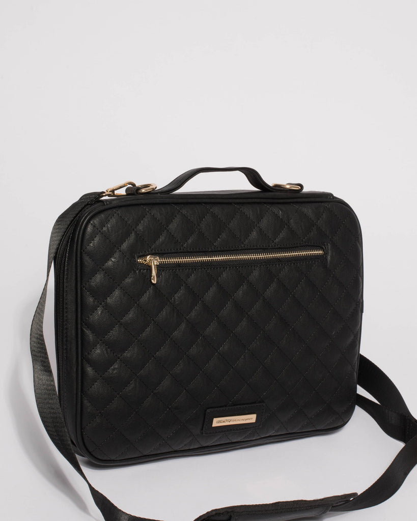 Black Tech Laptop Bag